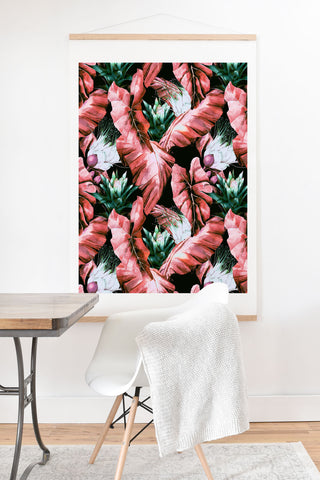 Marta Barragan Camarasa Dark tropical nature 03 Art Print And Hanger