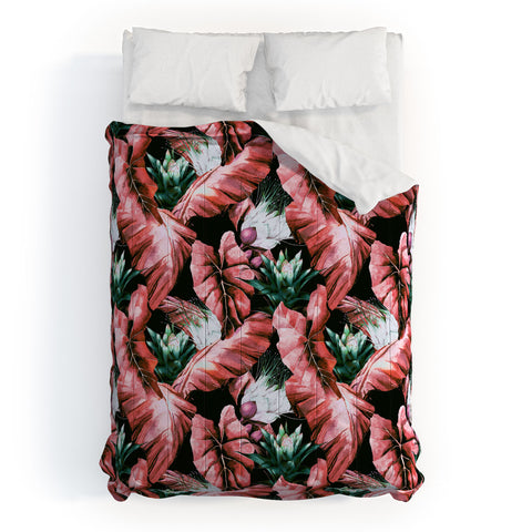 Marta Barragan Camarasa Dark tropical nature 03 Comforter