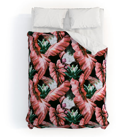 Marta Barragan Camarasa Dark tropical nature 03 Duvet Cover