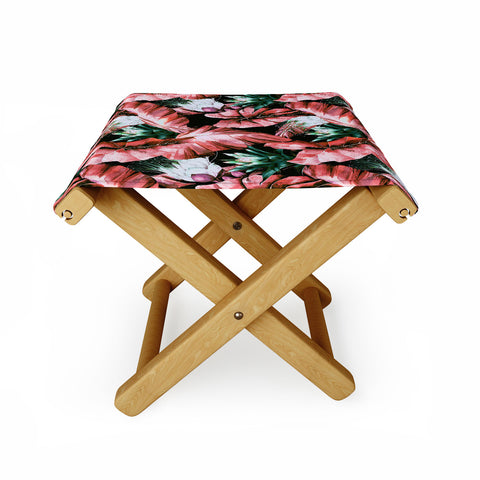 Marta Barragan Camarasa Dark tropical nature 03 Folding Stool