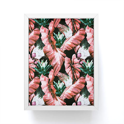 Marta Barragan Camarasa Dark tropical nature 03 Framed Mini Art Print