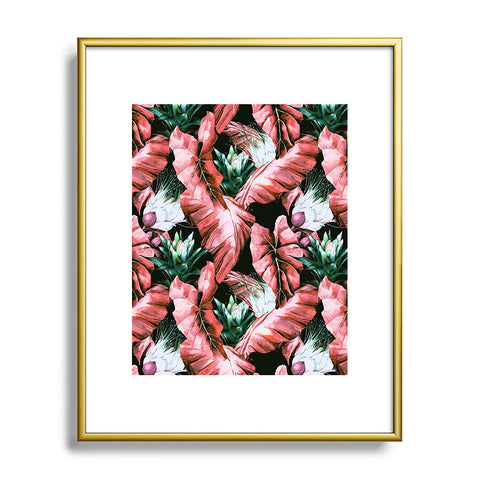 Marta Barragan Camarasa Dark tropical nature 03 Metal Framed Art Print