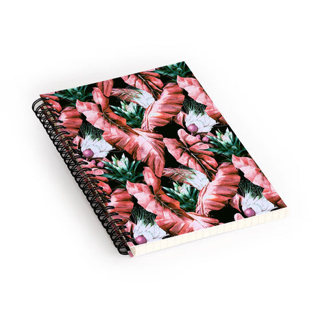 Marta Barragan Camarasa Dark tropical nature 03 Spiral Notebook