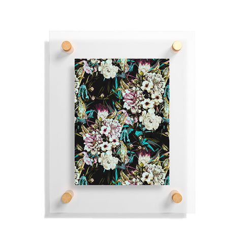 Marta Barragan Camarasa Dark wild floral 01 Floating Acrylic Print