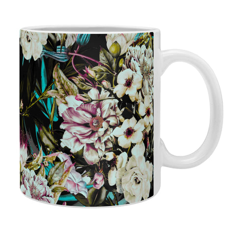 Marta Barragan Camarasa Dark wild floral 01 Coffee Mug