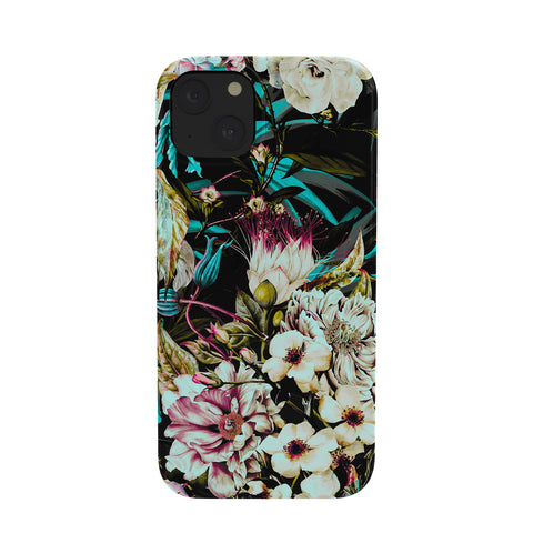 Marta Barragan Camarasa Dark wild floral 01 Phone Case