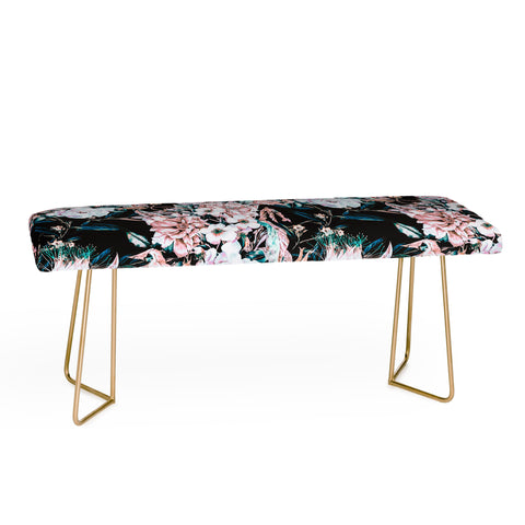 Marta Barragan Camarasa Dark wild pink bloom Bench