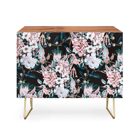Marta Barragan Camarasa Dark wild pink bloom Credenza