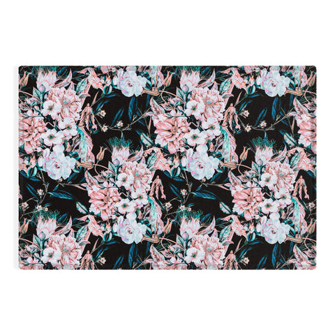 Marta Barragan Camarasa Dark wild pink bloom Outdoor Rug