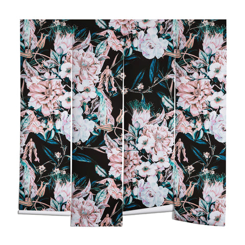 Marta Barragan Camarasa Dark wild pink bloom Wall Mural