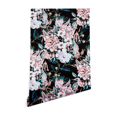 Marta Barragan Camarasa Dark wild pink bloom Wallpaper
