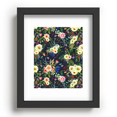 Marta Barragan Camarasa Darkness Wildflower Bouquets Recessed Framing Rectangle