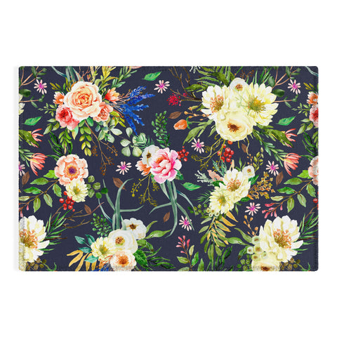 Marta Barragan Camarasa Darkness Wildflower Bouquets Outdoor Rug
