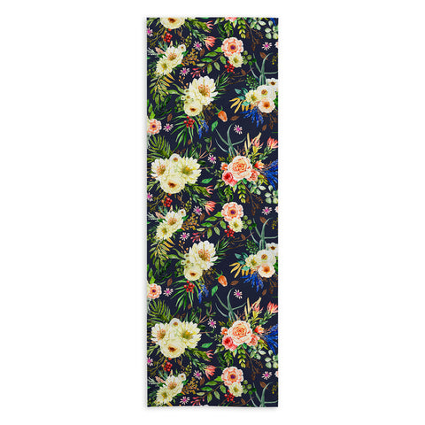 Marta Barragan Camarasa Darkness Wildflower Bouquets Yoga Towel