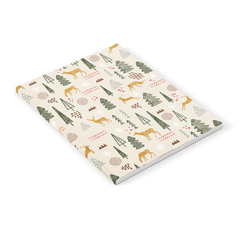 Marta Barragan Camarasa Deer Christmas forest Notebook