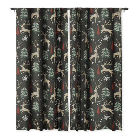 Marta Barragan Camarasa Deer in the snowy night Blackout Non Repeat