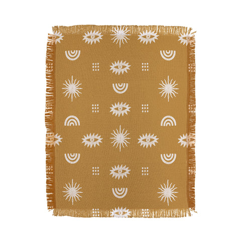 Marta Barragan Camarasa Desert boho III Throw Blanket