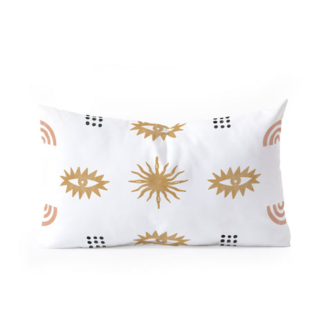 Marta Barragan Camarasa Desert boho IV Oblong Throw Pillow
