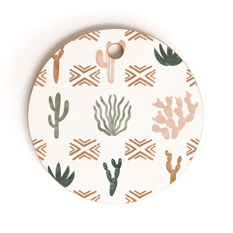 Marta Barragan Camarasa Desert boho V Cutting Board Round