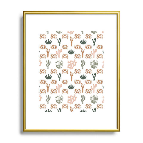 Marta Barragan Camarasa Desert boho V Metal Framed Art Print