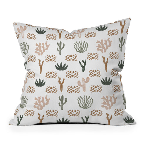 Marta Barragan Camarasa Desert boho V Throw Pillow