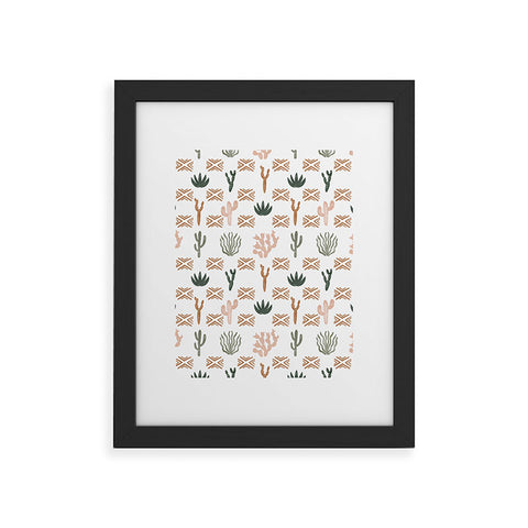 Marta Barragan Camarasa Desert boho V Framed Art Print
