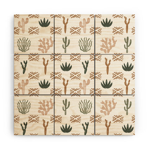 Marta Barragan Camarasa Desert boho V Wood Wall Mural