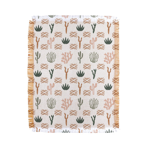 Marta Barragan Camarasa Desert boho V Throw Blanket