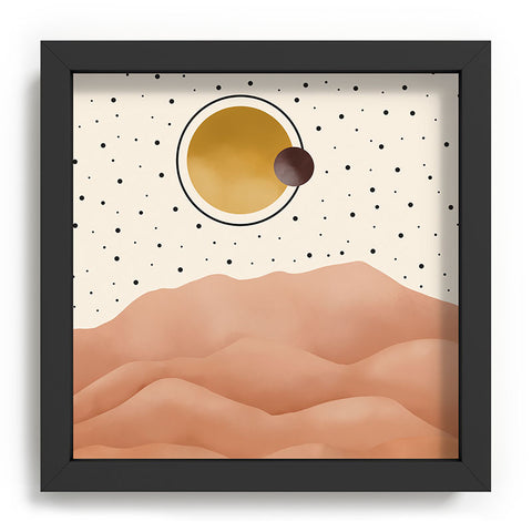 Marta Barragan Camarasa Desert dunes Recessed Framing Square