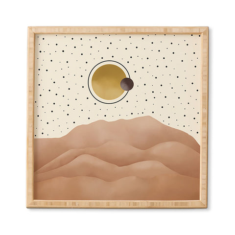Marta Barragan Camarasa Desert dunes Framed Wall Art