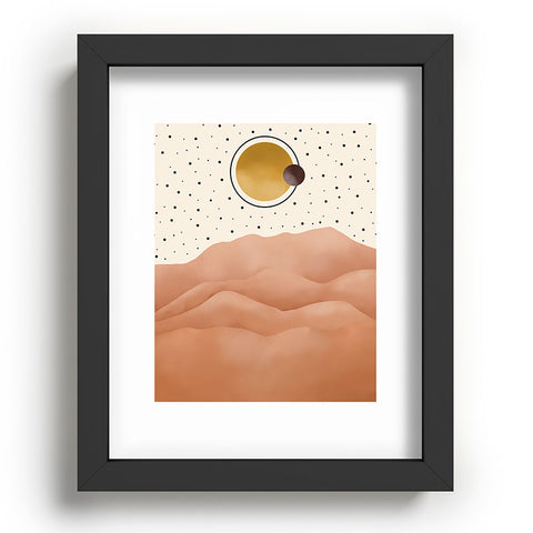 Marta Barragan Camarasa Desert dunes Recessed Framing Rectangle