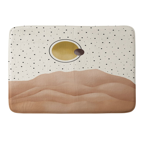 Marta Barragan Camarasa Desert dunes Memory Foam Bath Mat