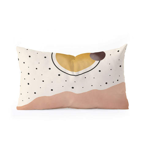 Marta Barragan Camarasa Desert dunes Oblong Throw Pillow