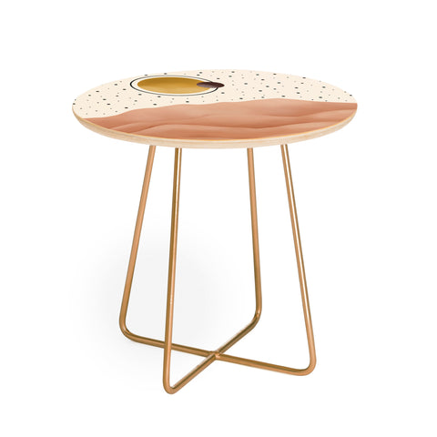 Marta Barragan Camarasa Desert dunes Round Side Table