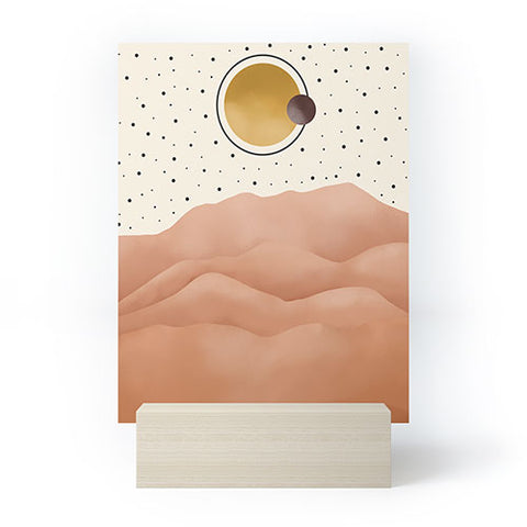 Marta Barragan Camarasa Desert dunes Mini Art Print