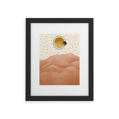 Marta Barragan Camarasa Desert dunes Framed Art Print