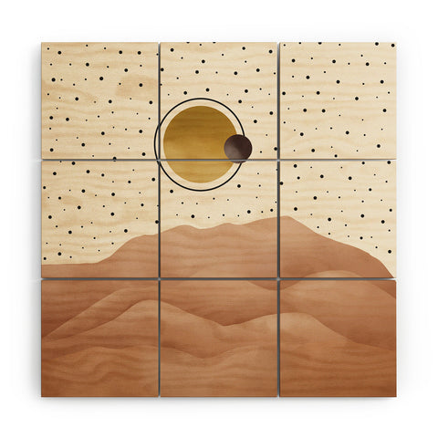 Marta Barragan Camarasa Desert dunes Wood Wall Mural