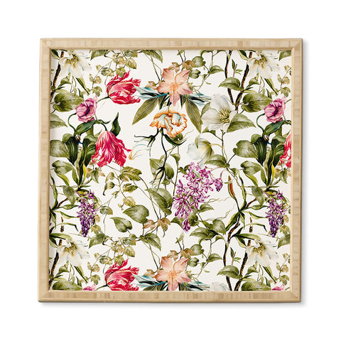 Marta Barragan Camarasa detailed botanical garden Framed Wall Art