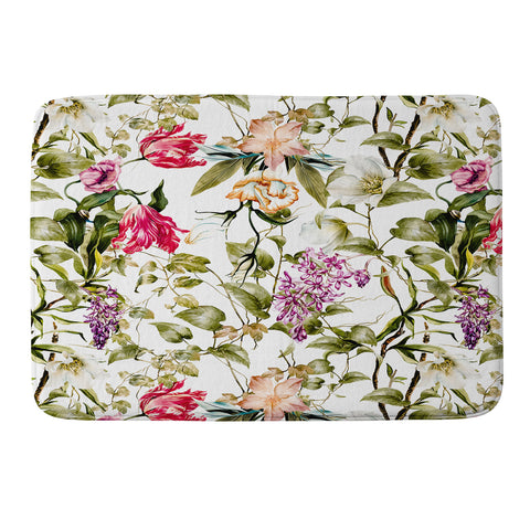 Marta Barragan Camarasa detailed botanical garden Memory Foam Bath Mat