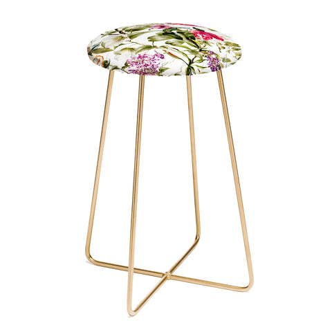 Marta Barragan Camarasa detailed botanical garden Counter Stool