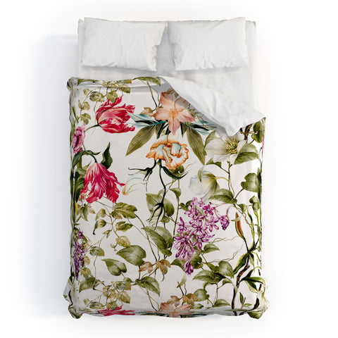 Marta Barragan Camarasa detailed botanical garden Duvet Cover