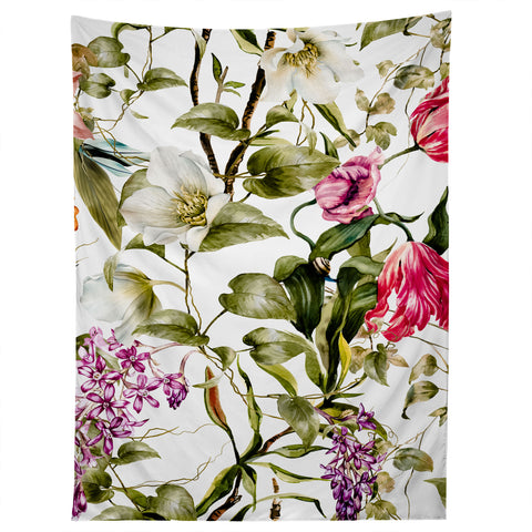 Marta Barragan Camarasa detailed botanical garden Tapestry
