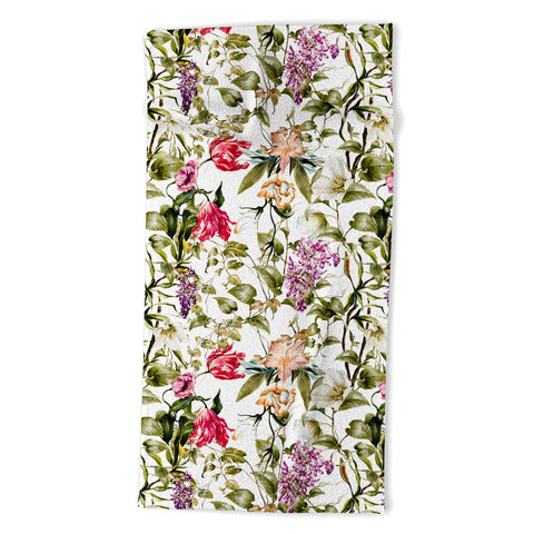Marta Barragan Camarasa detailed botanical garden Beach Towel