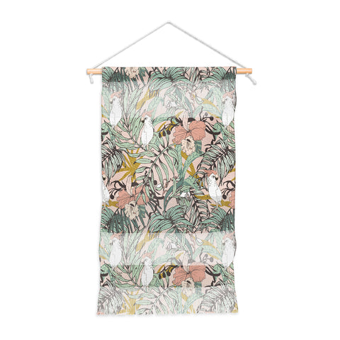 Marta Barragan Camarasa Drawing exotic birds in the rainforest Wall Hanging Portrait