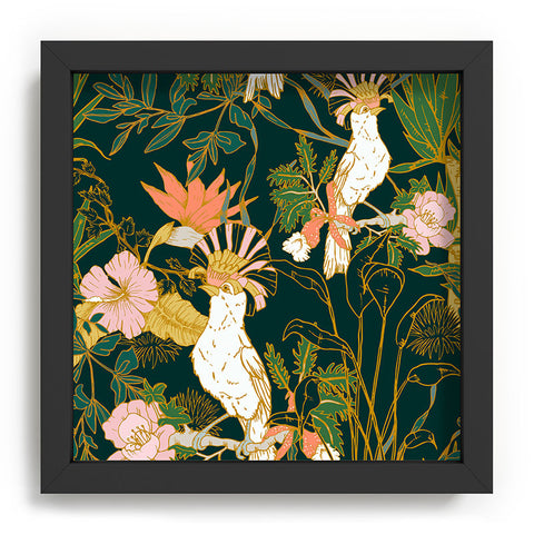 Marta Barragan Camarasa Drawing of exotic birds in the Recessed Framing Square