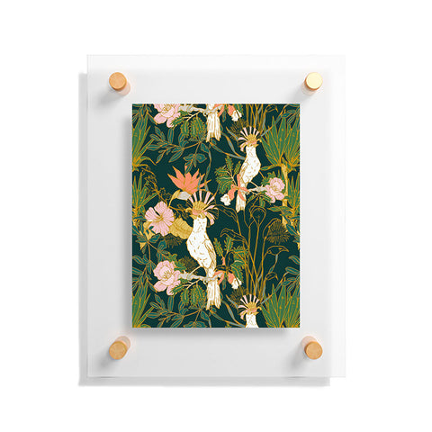 Marta Barragan Camarasa Drawing of exotic birds in the Floating Acrylic Print