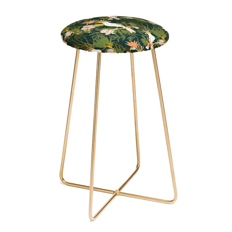 Marta Barragan Camarasa Drawing of exotic birds in the Counter Stool