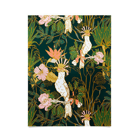 Marta Barragan Camarasa Drawing of exotic birds in the Poster