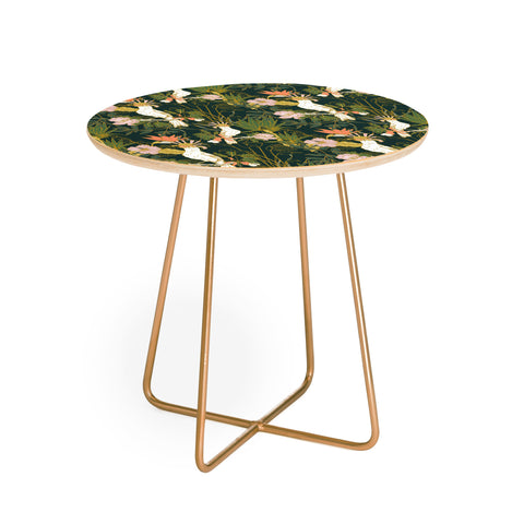 Marta Barragan Camarasa Drawing of exotic birds in the Round Side Table
