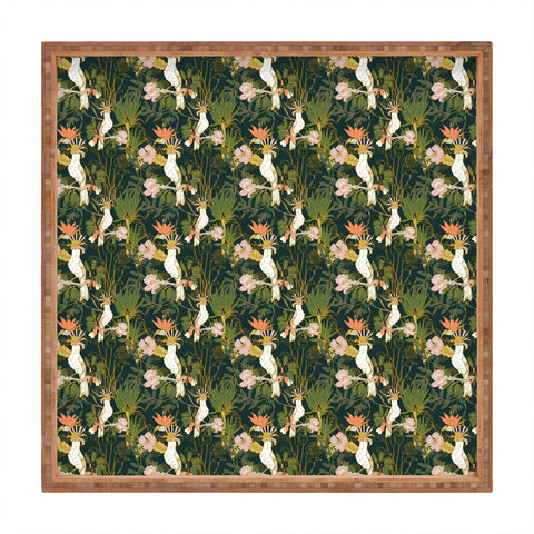 Marta Barragan Camarasa Drawing of exotic birds in the Square Tray